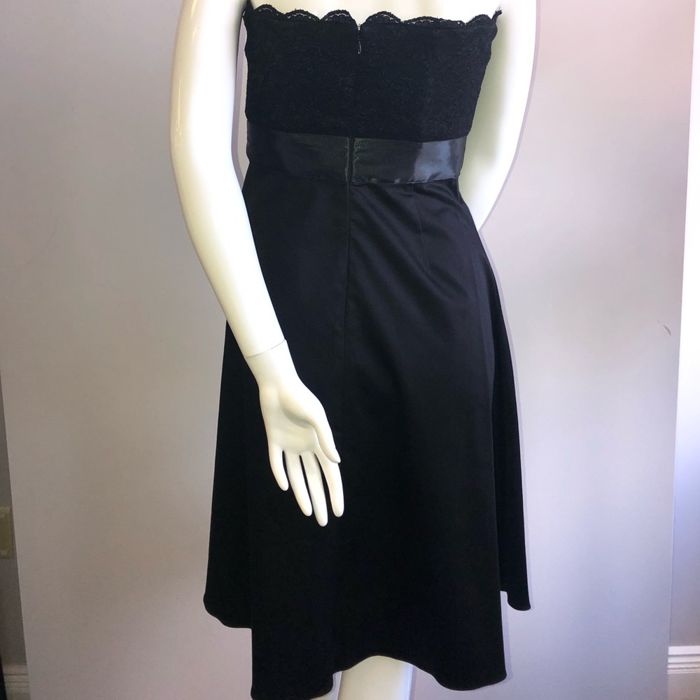Midi Black Lace Dress - Picture 8 of 8